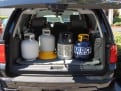 Clear View LPG Tank in SUV