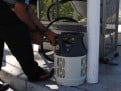 Clear View LPG Tank filled